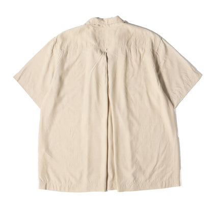 オープンカラー レーヨン 半袖 シャツ (WATTEAU PLEATS HAWAIIAN SHIRT FU3-SH-09)