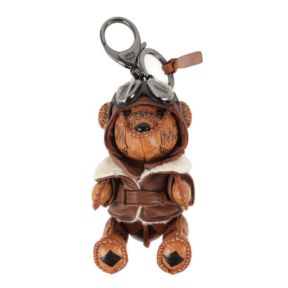ヴィセトス レザー ベアー ストラップ (Aviator Bear Animal Charm)