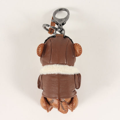 ヴィセトス レザー ベアー ストラップ (Aviator Bear Animal Charm)