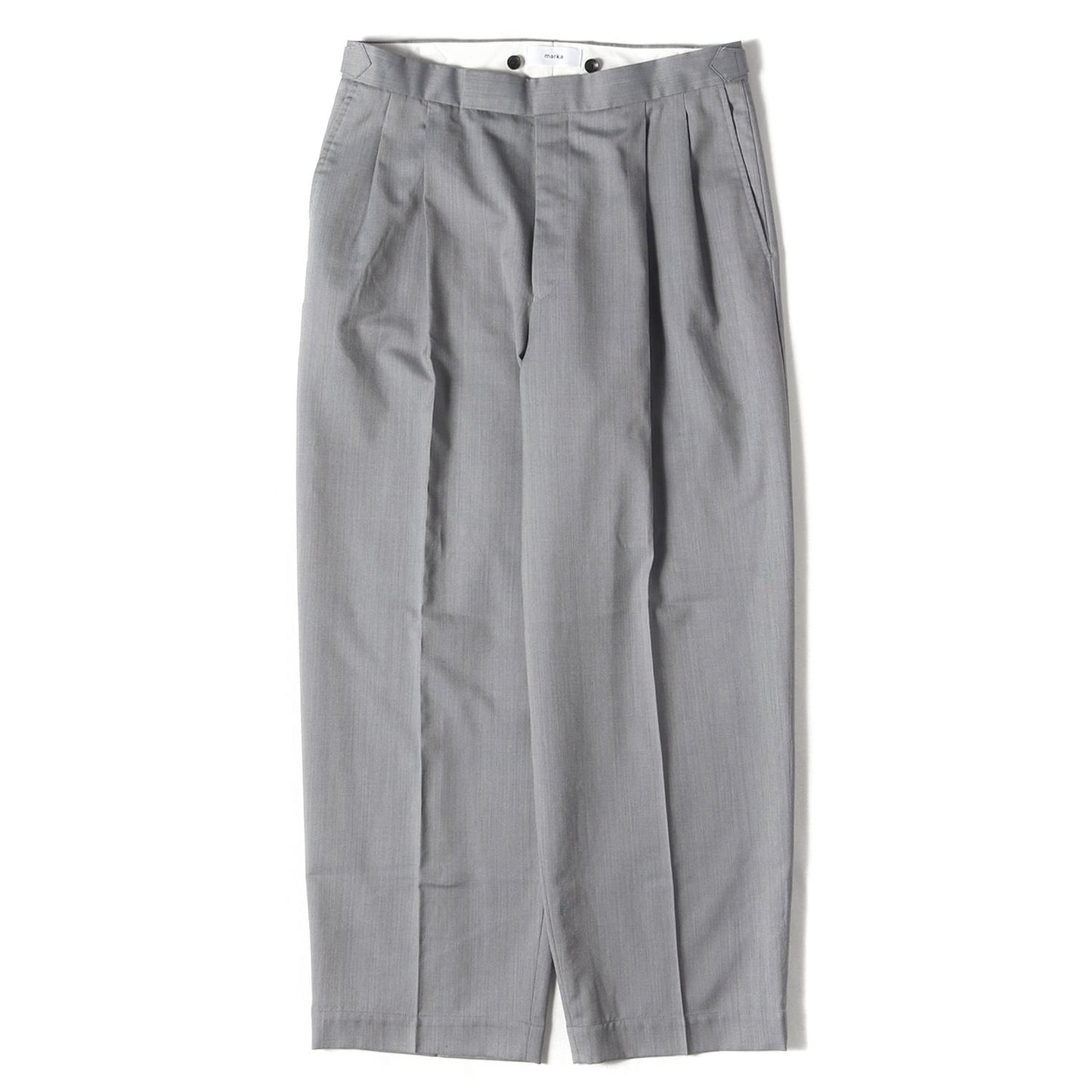 サマー トロピカル ウール スラックス (OFFICER PANTS 2TUCK WIDE M23B-12PT01C)