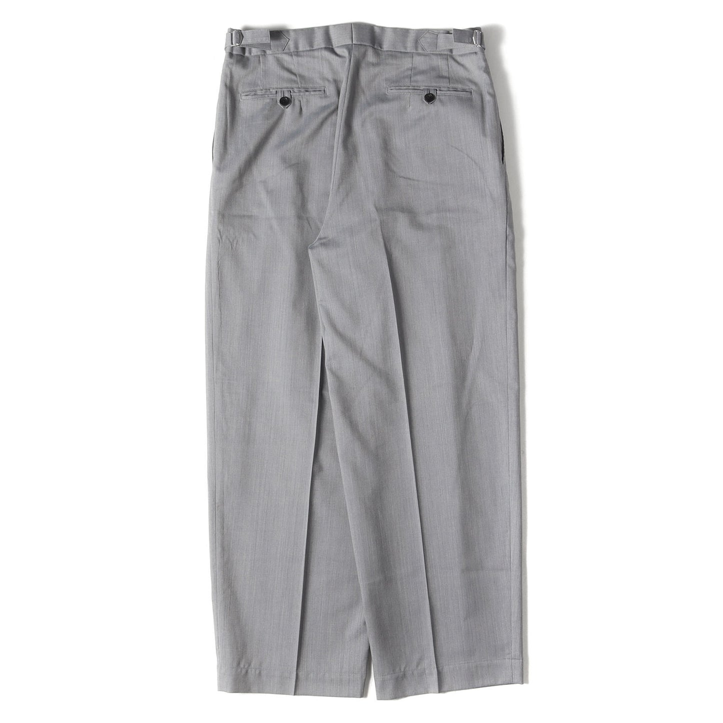 サマー トロピカル ウール スラックス (OFFICER PANTS 2TUCK WIDE M23B-12PT01C)