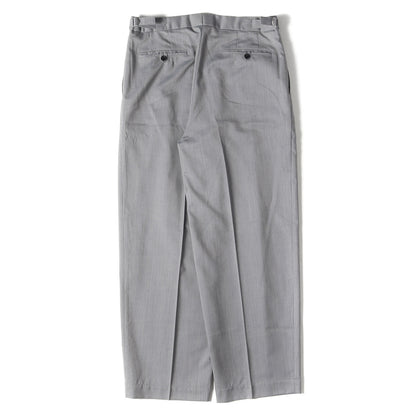 サマー トロピカル ウール スラックス (OFFICER PANTS 2TUCK WIDE M23B-12PT01C)