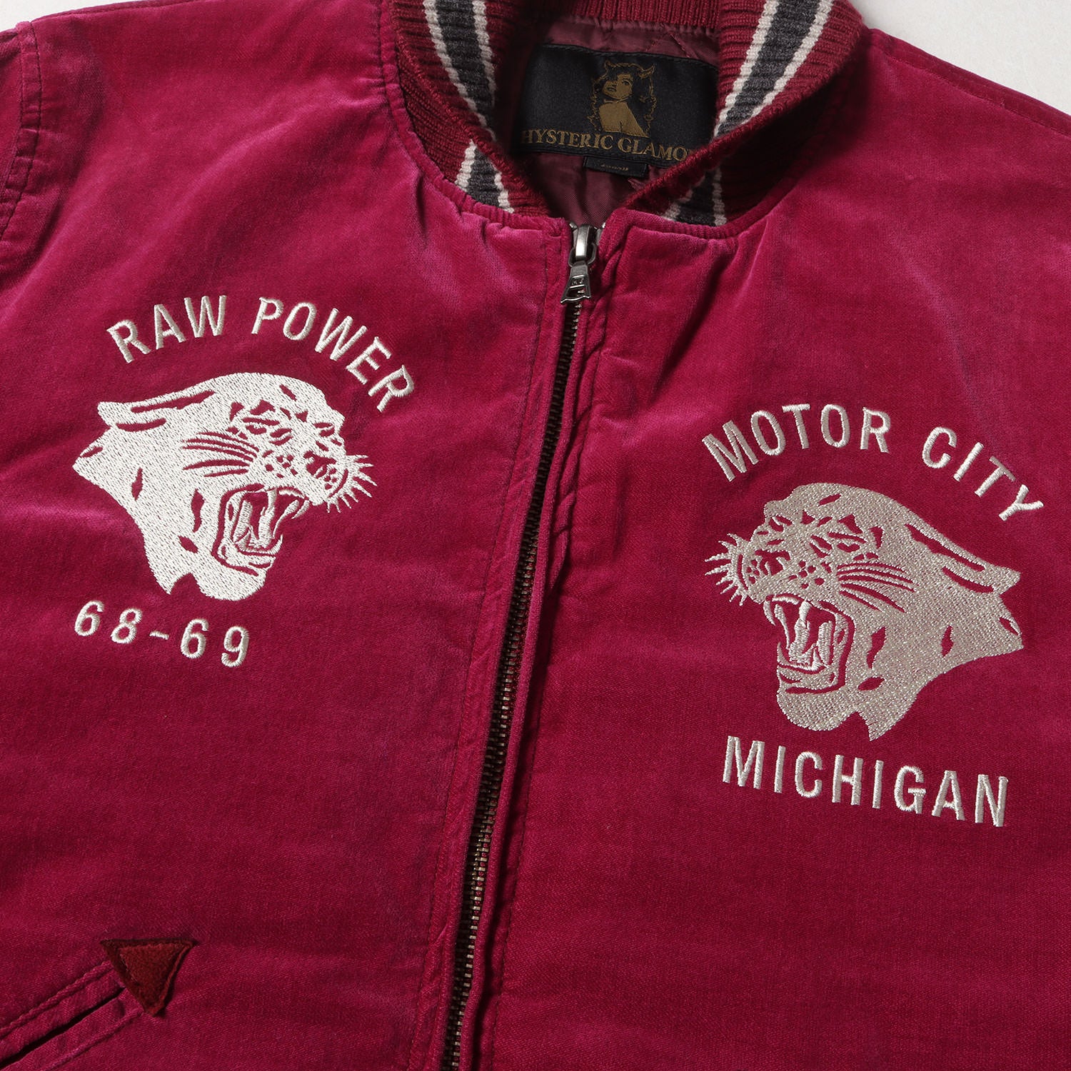 HYSTERIC GLAMOUR (ヒステリックグラマー) タイガー 刺繍 別珍  