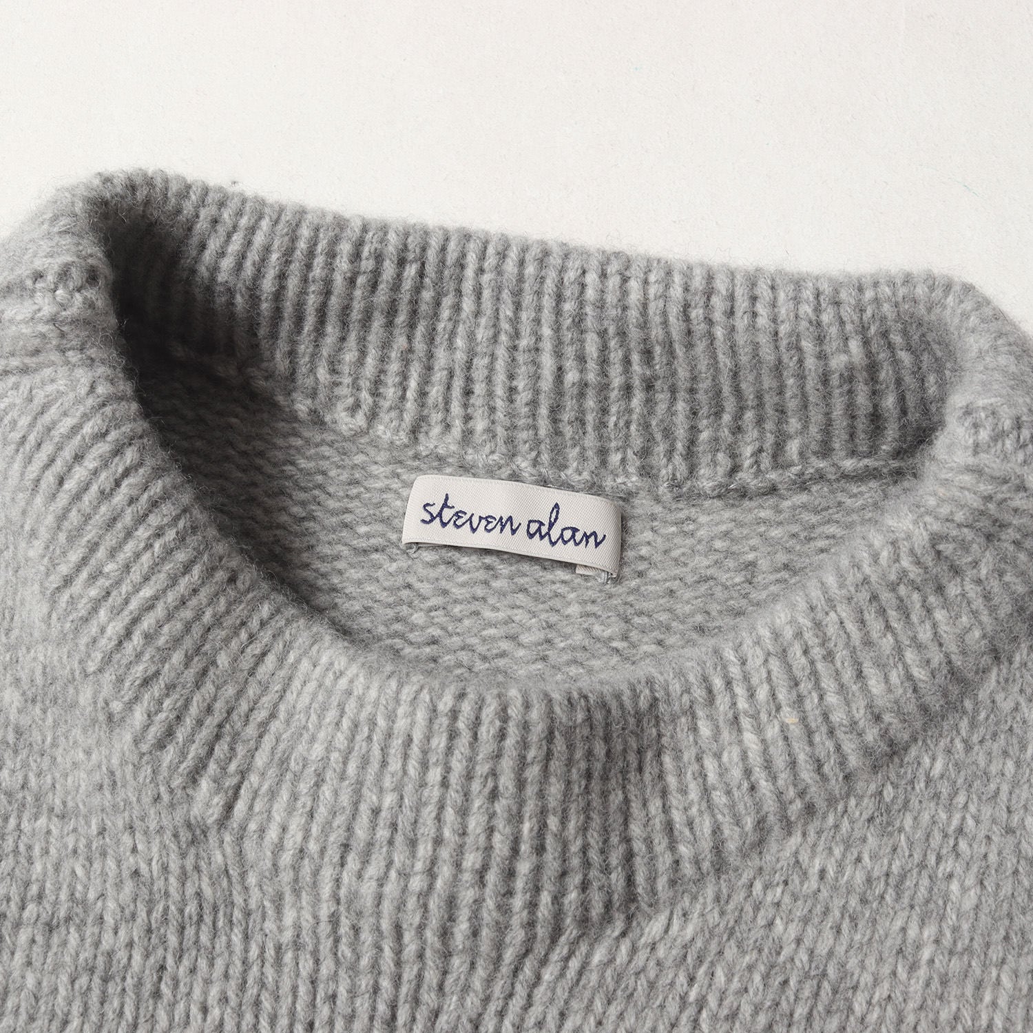 STEVEN ALAN (スティーブンアラン) ハミルトンラムズウール モックネック ニット (HAMILTON MOCK NECK KNIT) -  ブランド古着の通販・買取 | BEEGLE by Boo-Bee