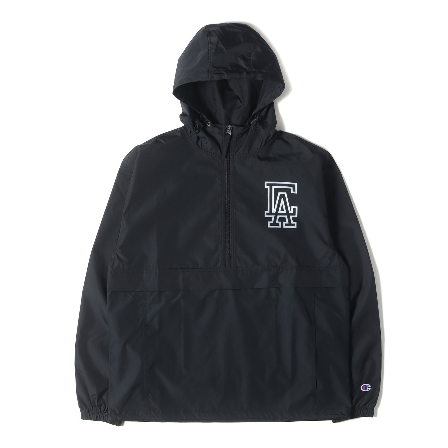 24AW × Champion ロゴ プリント アノラック パーカー (Packable Anorak)