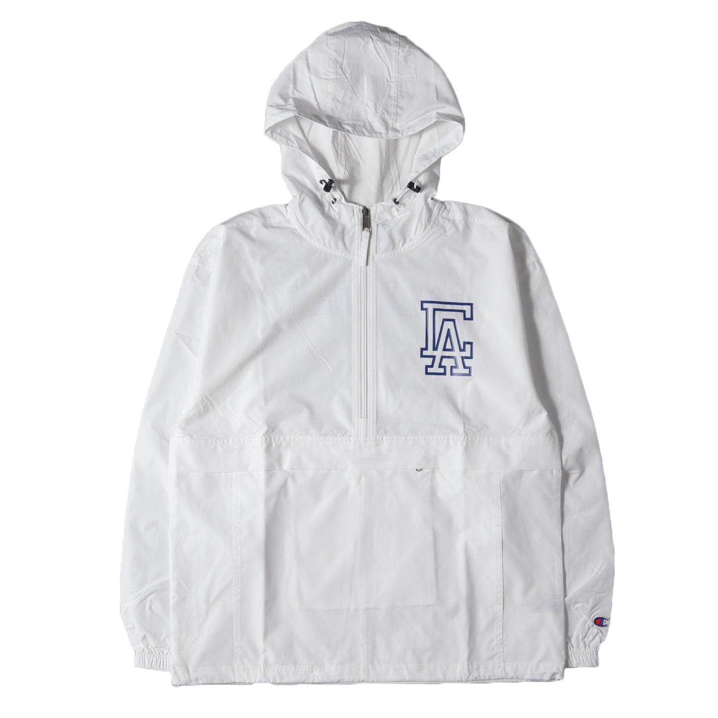 24AW × Champion ロゴ プリント アノラック パーカー (Packable Anorak)