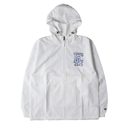 24AW × Champion ロゴ プリント アノラック パーカー (Packable Anorak)
