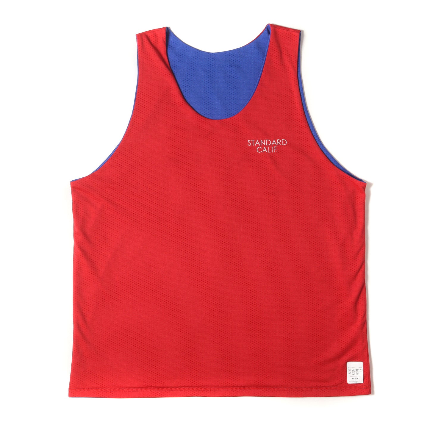 リバーシブル ロゴ 刺繍 メッシュ タンクトップ (SD Reversible Logo Mesh Tank Top) / MADE IN JAPAN