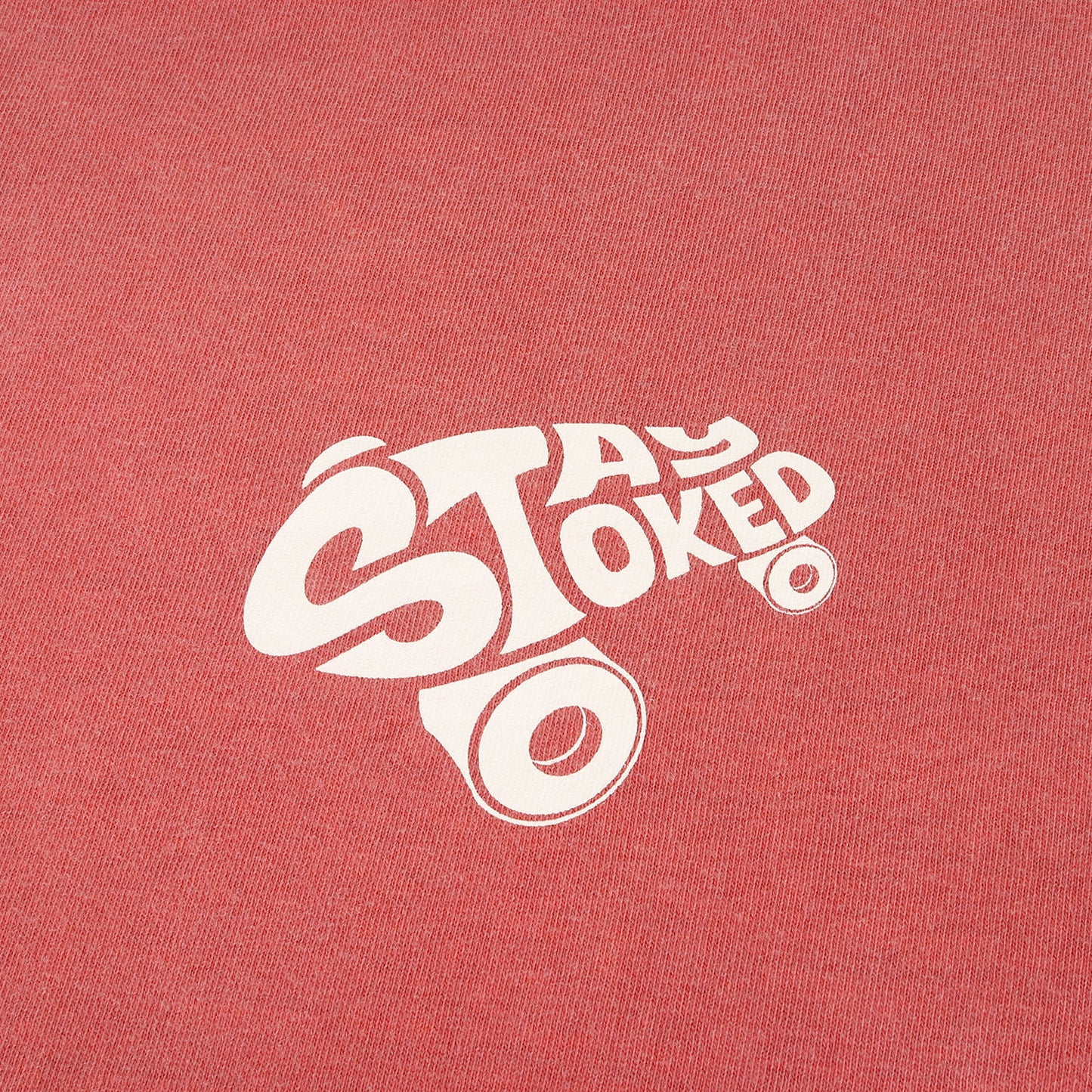 ガーメント ピグメント加工 グラフィック ロゴ Tシャツ (Stay Stoked T)