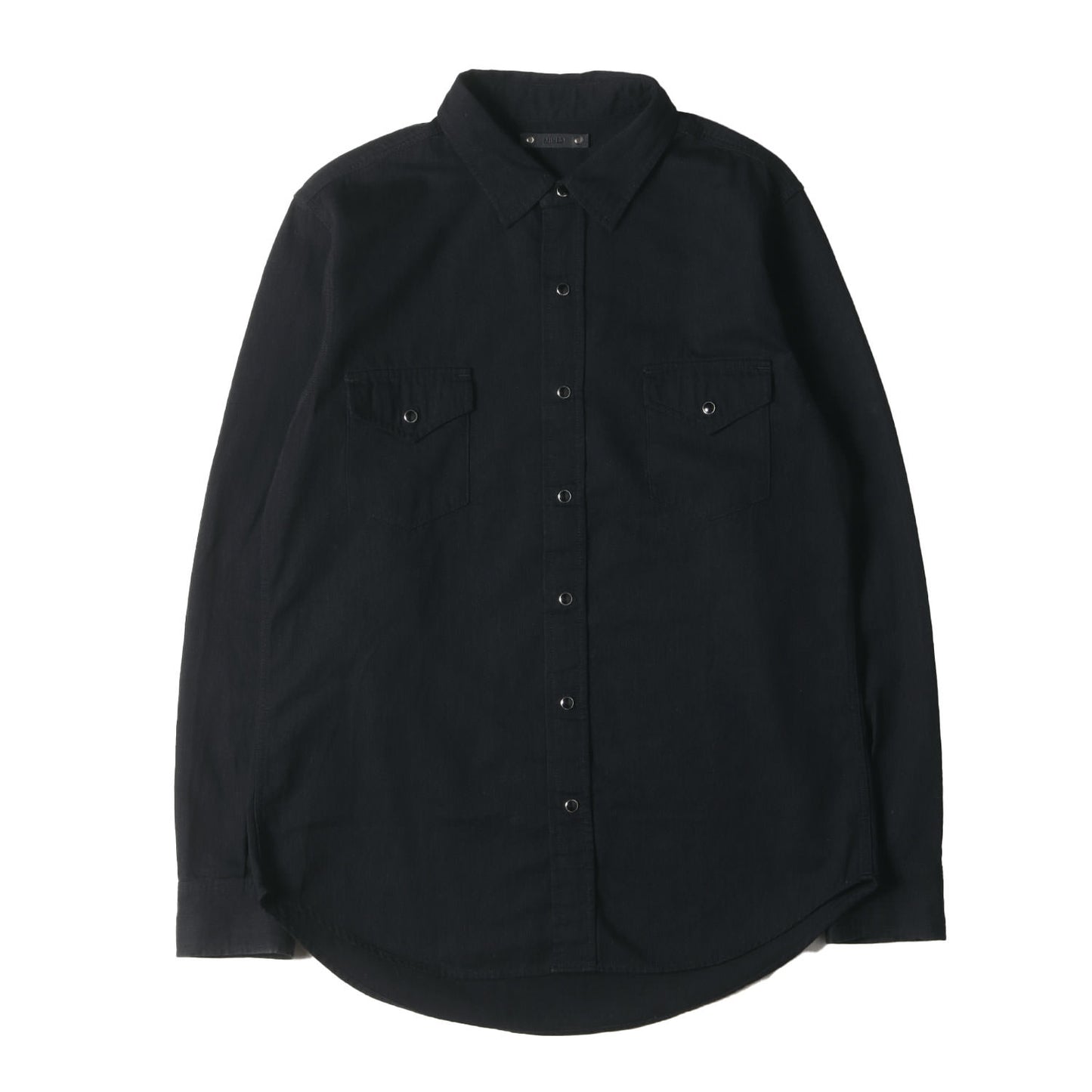 スタンダードエディション ブラック デニム ウエスタン シャツ (Denim Western SH WST-501)