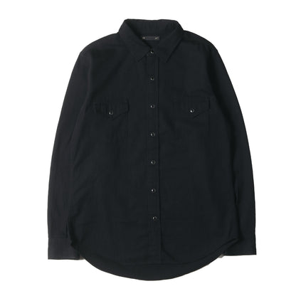 スタンダードエディション ブラック デニム ウエスタン シャツ (Denim Western SH WST-501)
