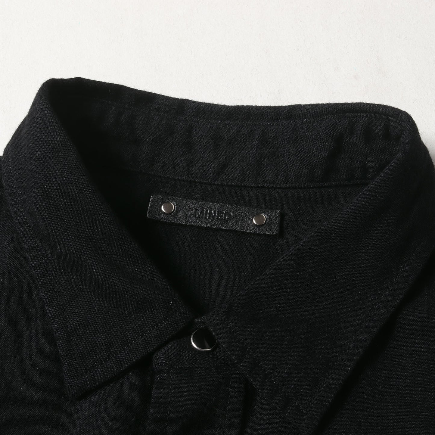 スタンダードエディション ブラック デニム ウエスタン シャツ (Denim Western SH WST-501)