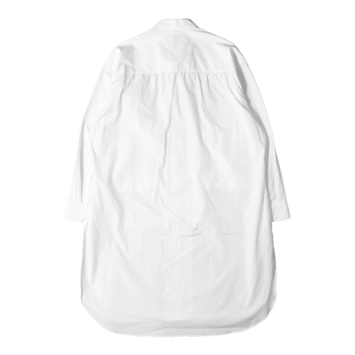 23SS フラップ ポケット ロング ドレス シャツ (100/2 BROAD M-BOTH FLAP CHEST POCKET B HZ-B34-012) / POUR HOMME