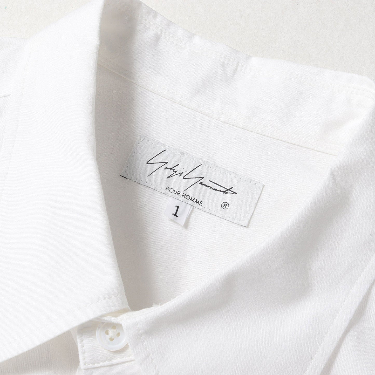 23SS フラップ ポケット ロング ドレス シャツ (100/2 BROAD M-BOTH FLAP CHEST POCKET B HZ-B34-012) / POUR HOMME