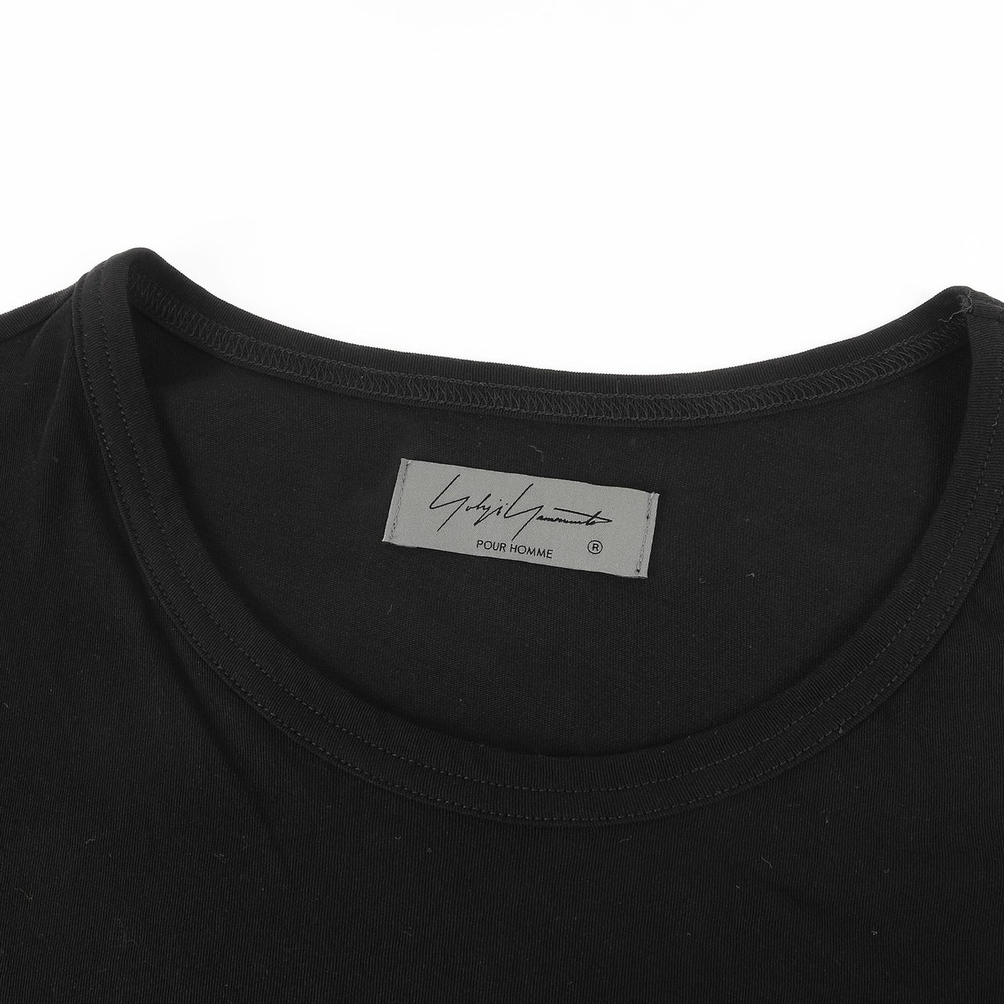 22SS 紐調節 コットンジャージー カットソー / POUR HOMME