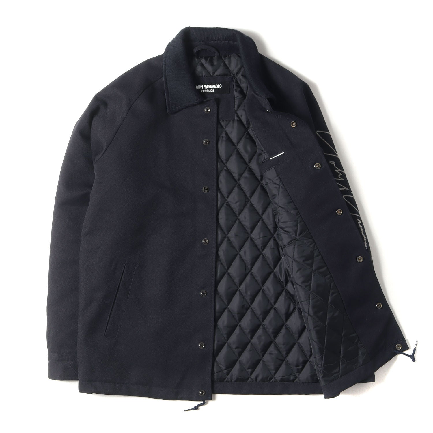 Yohji Yamamoto(Y's) (ヨウジヤマモト) × NEW ERA ウール コーチジャケット (WOOL COACH JACKET JKT  YY HR-Y30-145) – ブランド古着の通販・買取 | BEEGLE by Boo-Bee