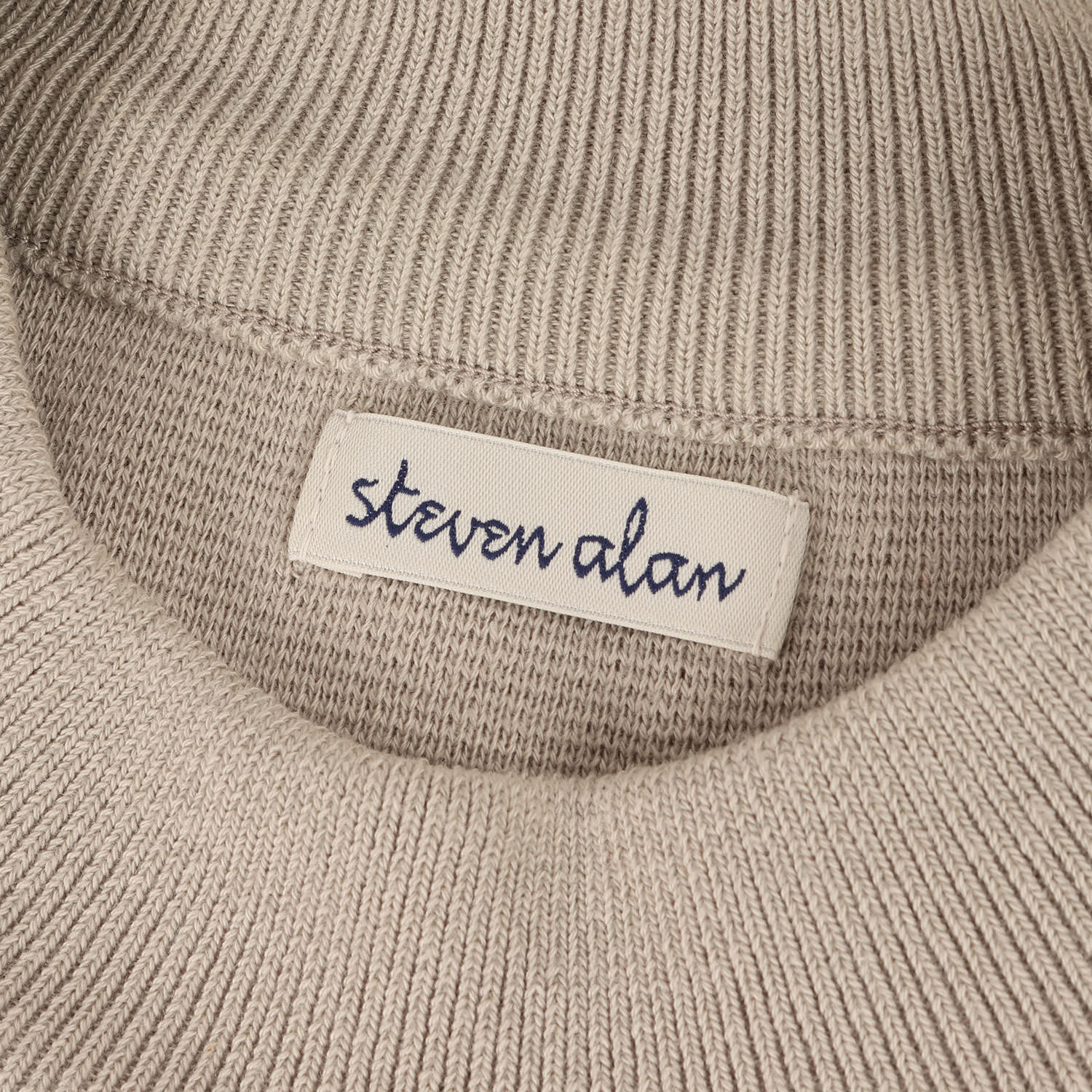 STEVEN ALAN (スティーブンアラン) モックネック コットンポリ ニット (MLN MOCK NECK KNIT LOOSE  8113-699-0235) - ブランド古着の通販・買取 | BEEGLE by Boo-Bee