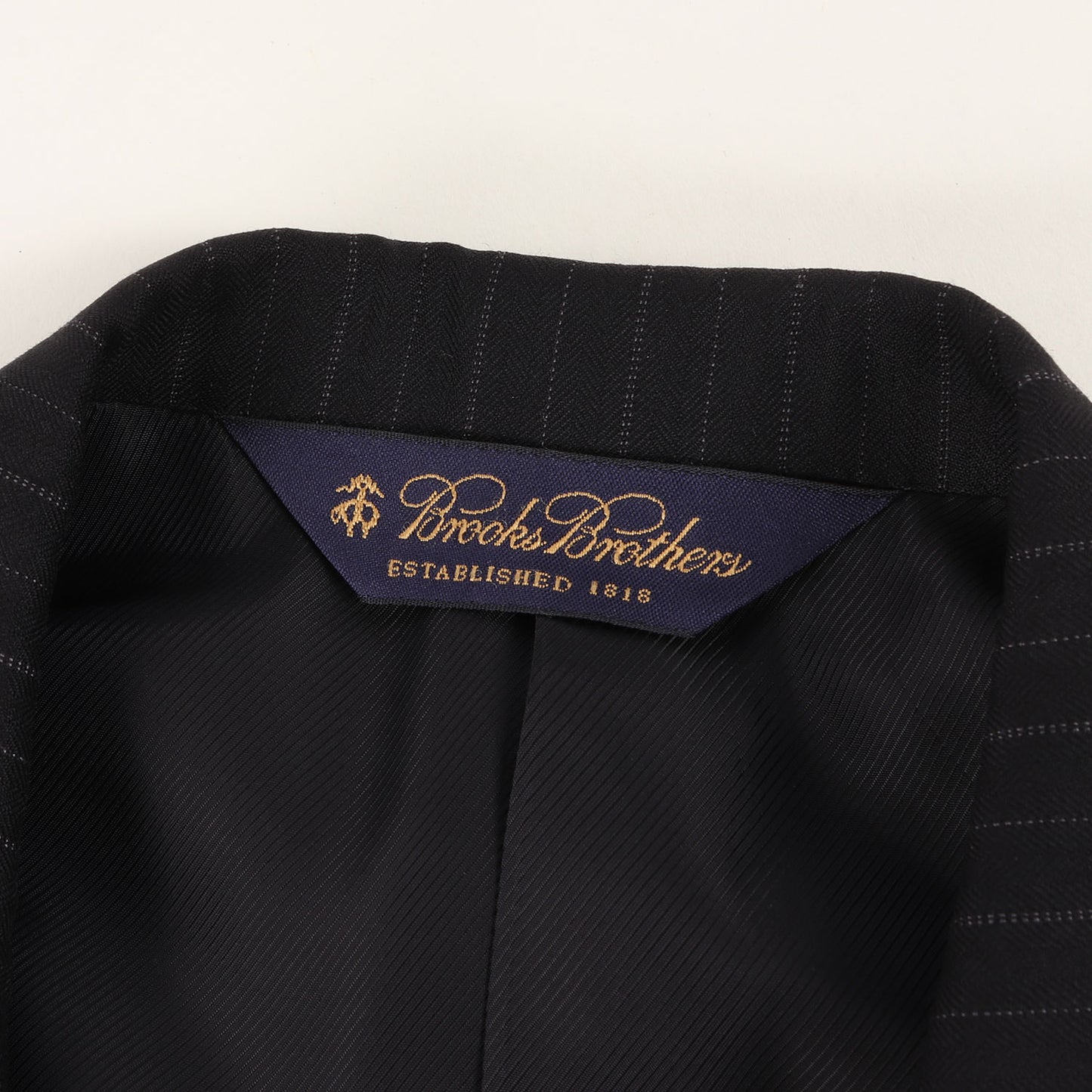 ピンストライプ ウールポリ スーツ セットアップ /  PERSONAL ORDER