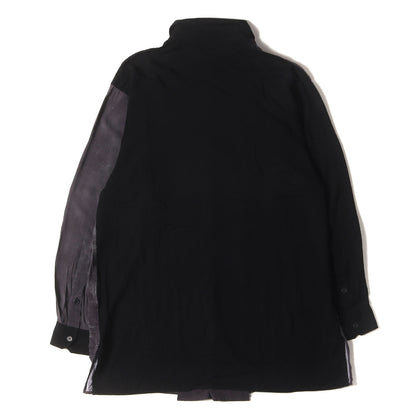 22SS × Zdzislaw Beksinski アートグラフィック レーヨン ロングシャツ (HG-Y51-843) / POUR HOMME