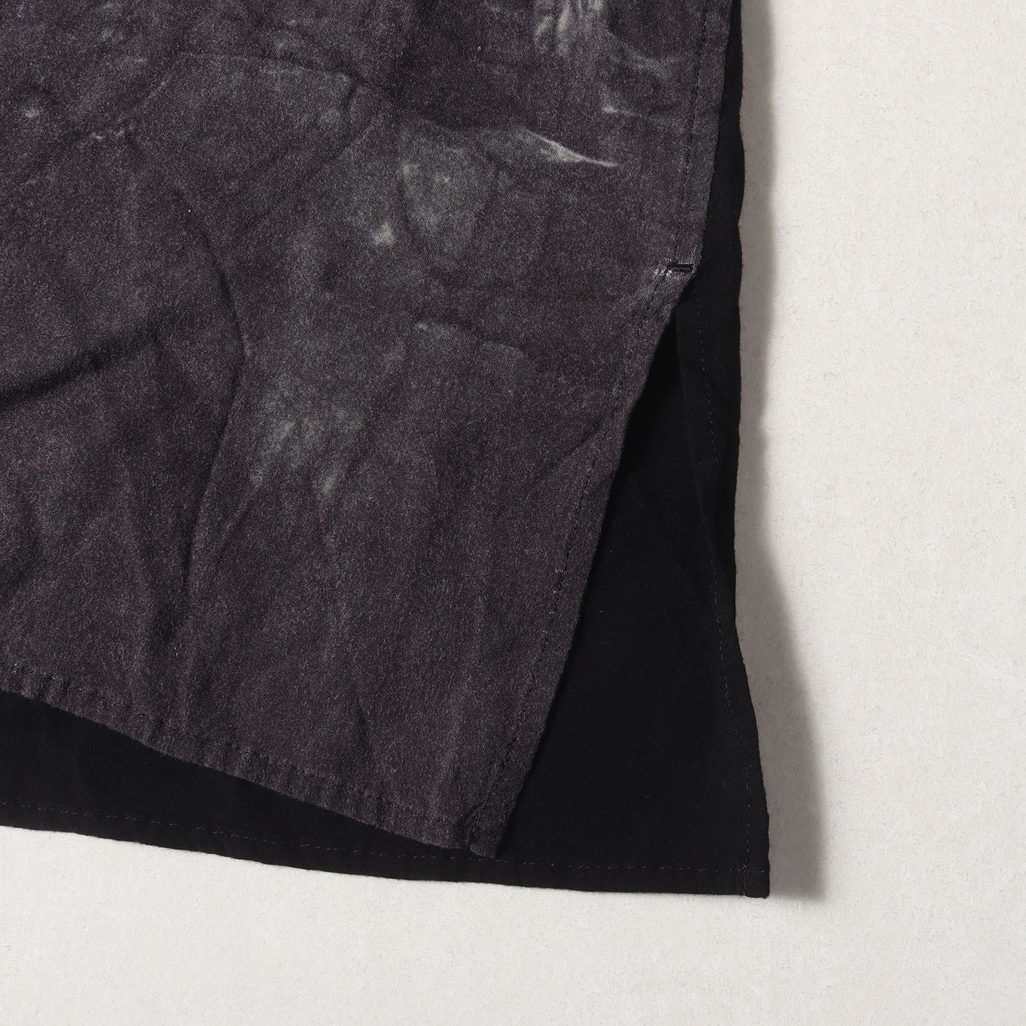 22SS × Zdzislaw Beksinski アートグラフィック レーヨン ロングシャツ (HG-Y51-843) / POUR HOMME