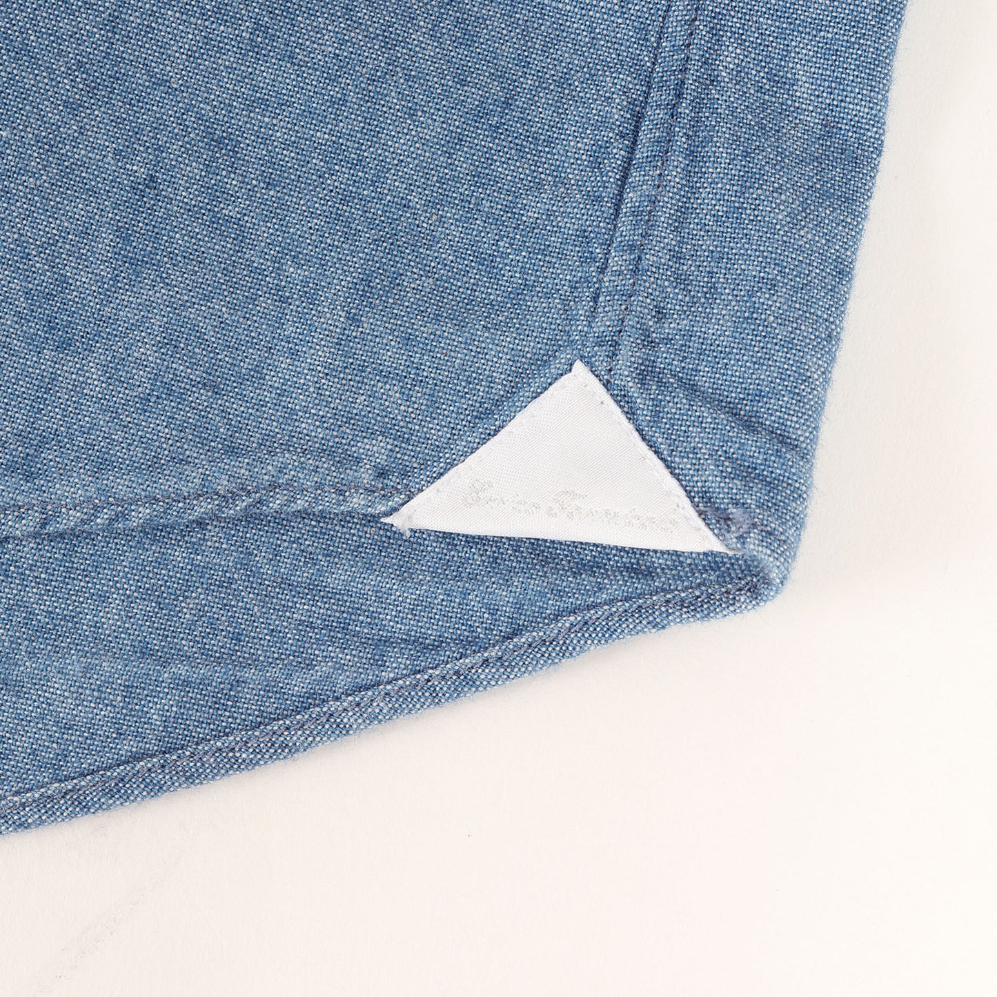 ダンガリー ボタンダウン 半袖 ドレス シャツ (GKG-11370-A) / MADE IN ITALY