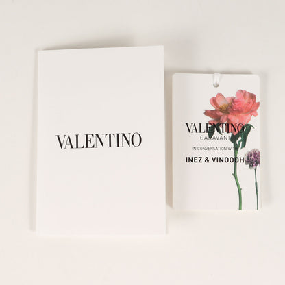 INEZ & VINOODH フラワー プリント レザー ショルダーバッグ