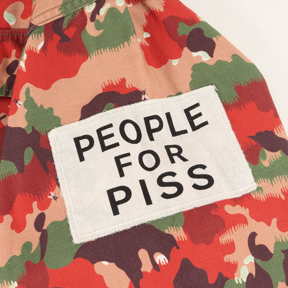 アシンメトリー カモ アーミージャケット (Double Camo Army Jacket 19AW-JK07)