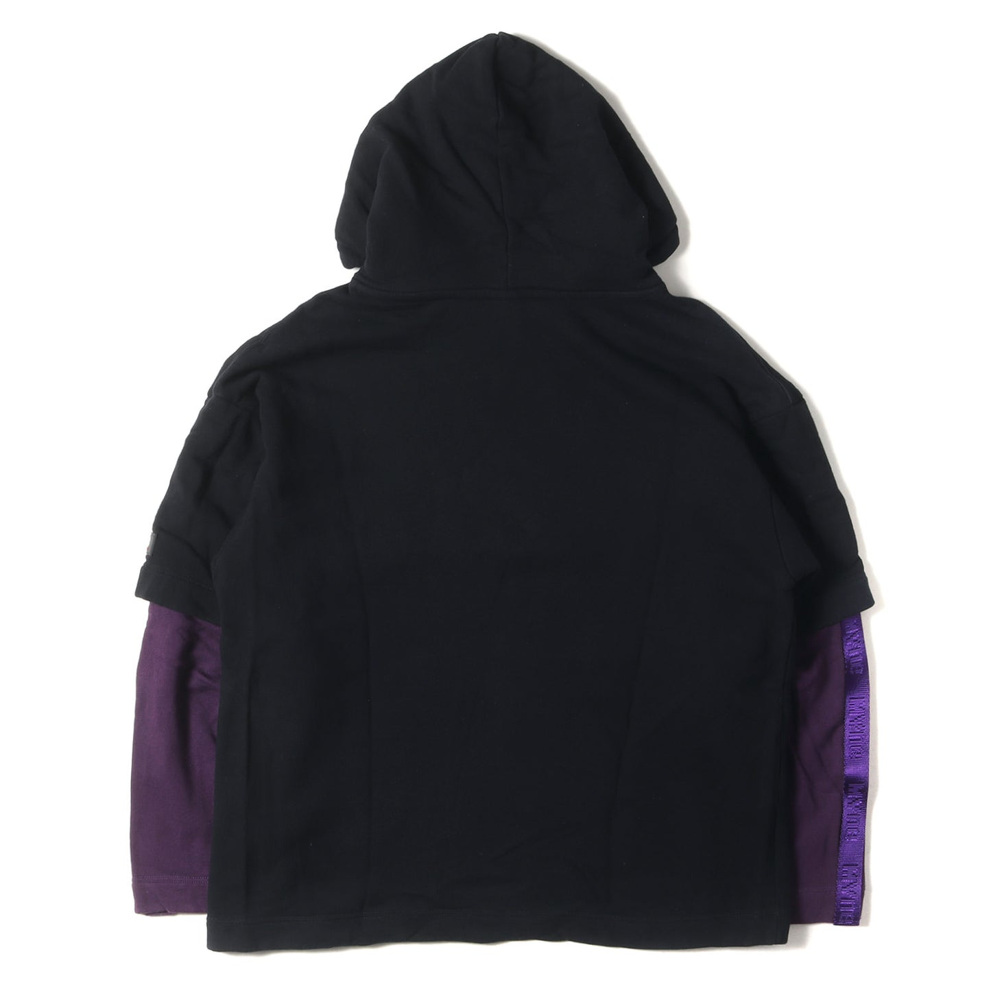 ボックスロゴ ワッペン ドッキング スウェット パーカー (Docking hoodie G01HD281) / 裏毛 MYne