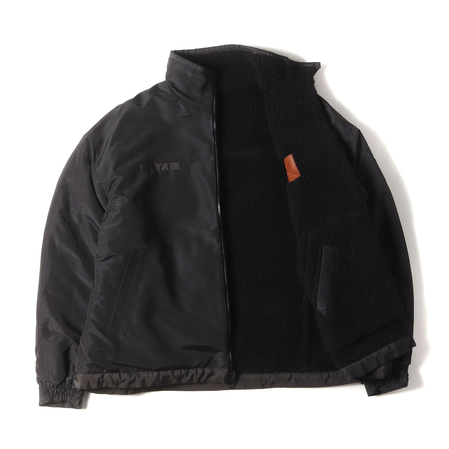 リバーシブル ボアフリース ジャケット (FLEECE JACKET 18AFWJP04BK3)