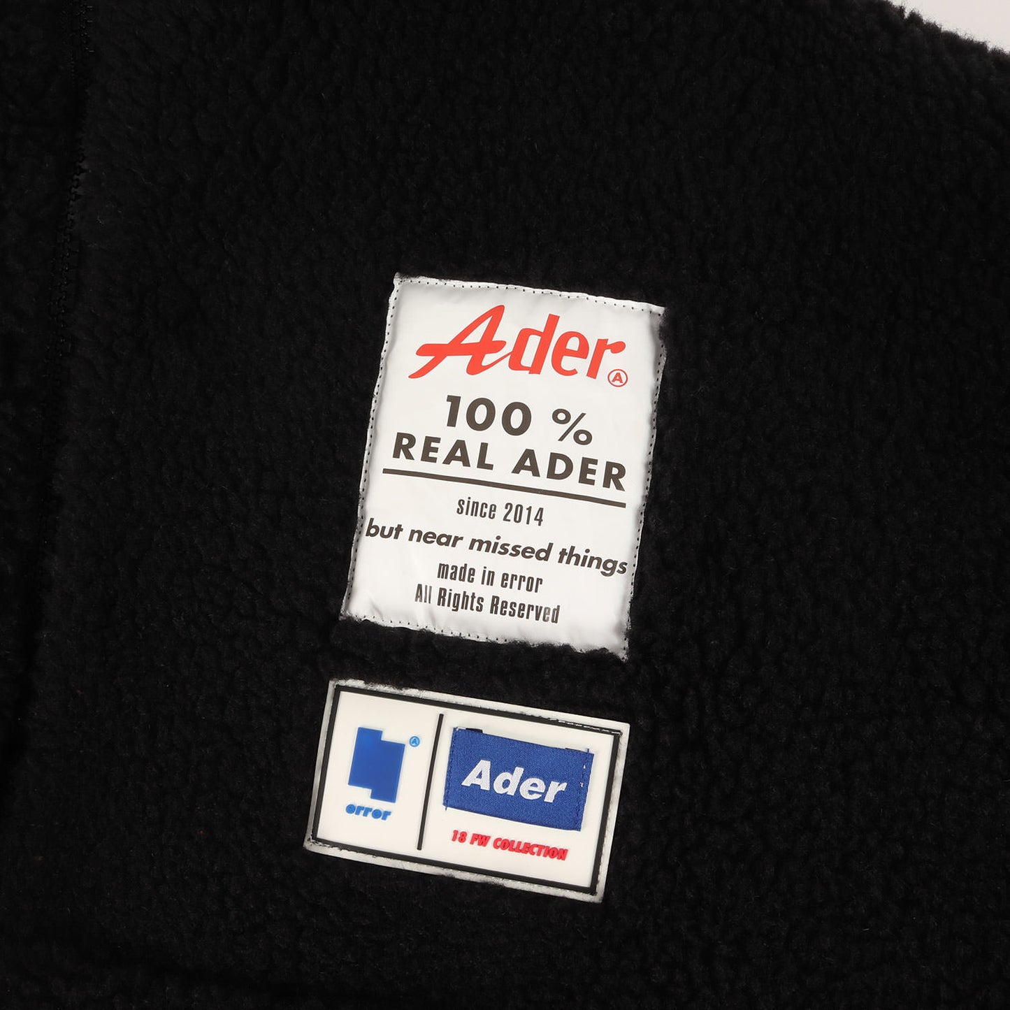 リバーシブル ボアフリース ジャケット (FLEECE JACKET 18AFWJP04BK3)