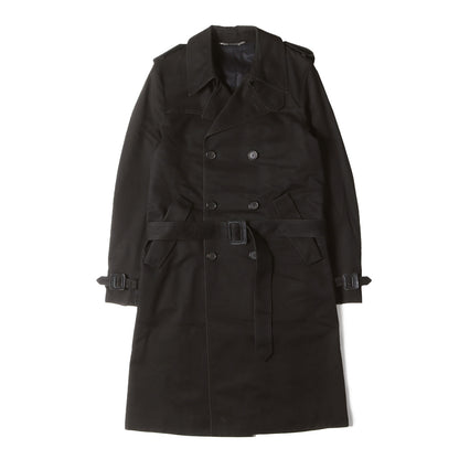 04AW VICTIM期 ダブルブレスト ツイル トレンチ コート (4HH1036693)