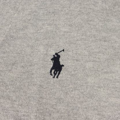 ポニー刺繍 ハイゲージ コットン ニット カーディガン