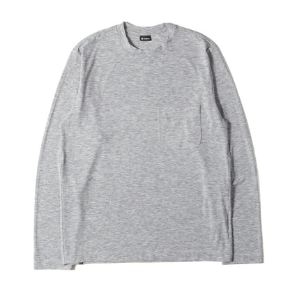 バック プリント ポケット ストレッチ ポリウール ロングスリーブ カットソー (Graphic L/S T-shirt GM60306P)