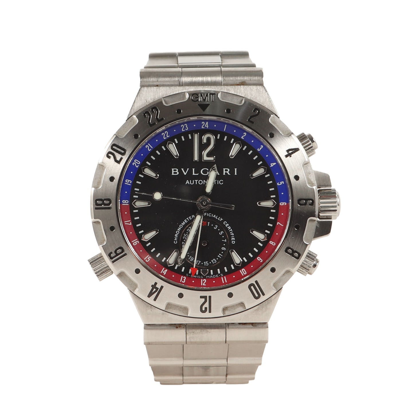 ディアゴノ プロフェッショナル GMT 40mm (GMT40SSD) / 自動巻き オートマティック