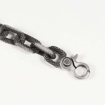 アンブレムテクスチャード シルバー チェーン ネックレス (CLASSIC SILVER 925 AMBLEM TEXTURED CHAIN NECKLACE) / Ag925