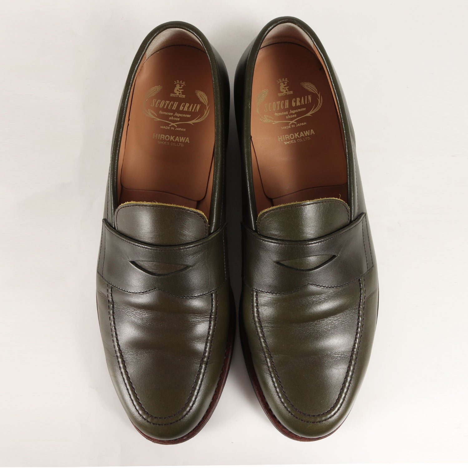 SCOTCH GRAIN (スコッチグレイン) レザー コイン ローファー(F-1240