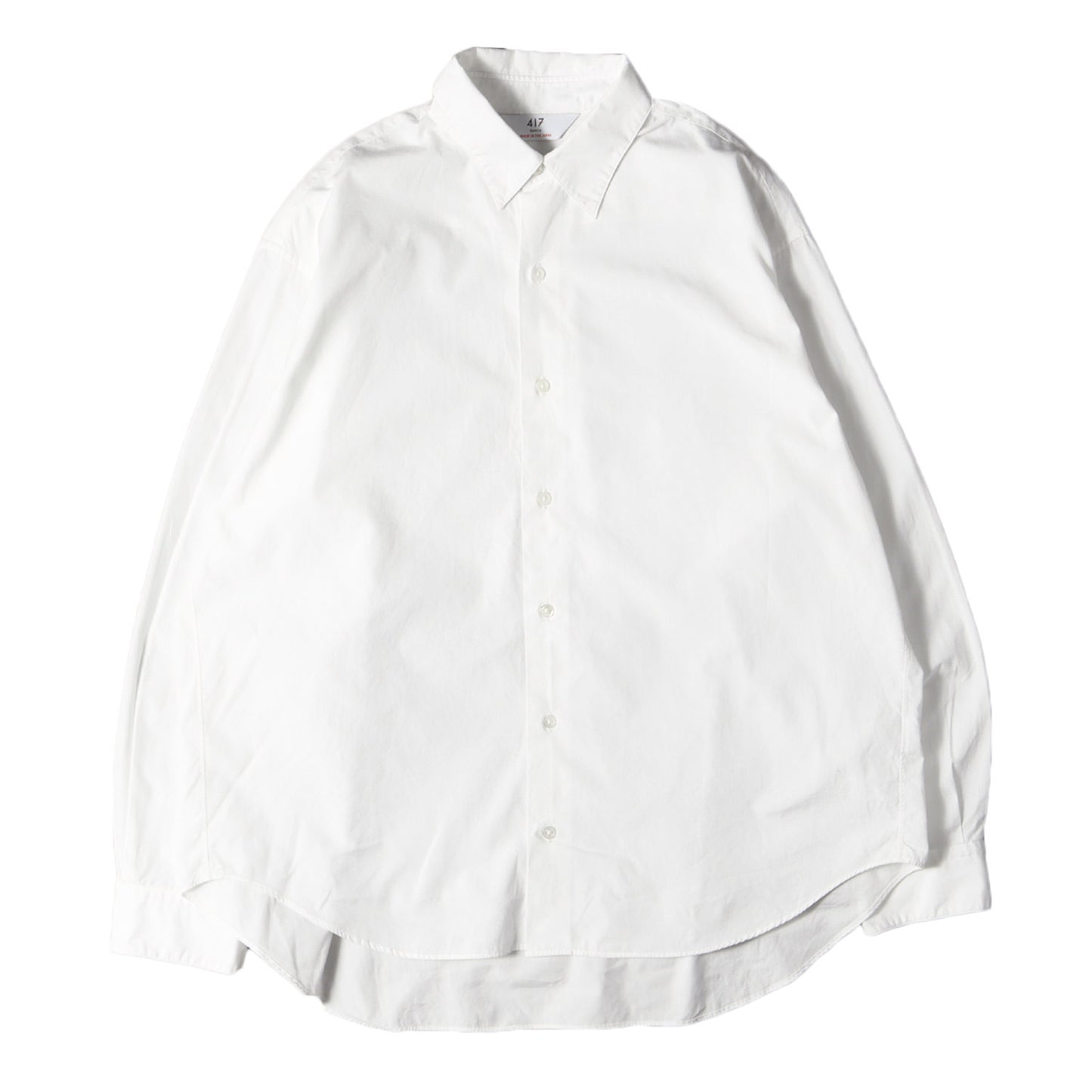 23AW レギュラーカラー ブロード ドレス シャツ (23-050-312-2500-3-0) / 417 MADE IN JAPAN