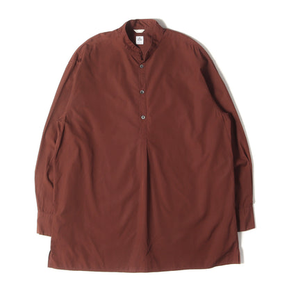 24AW × THOMAS MASON バンドカラー ブロード スキッパー シャツ (24-050-300-6050-3-0) / MADE IN JAPAN