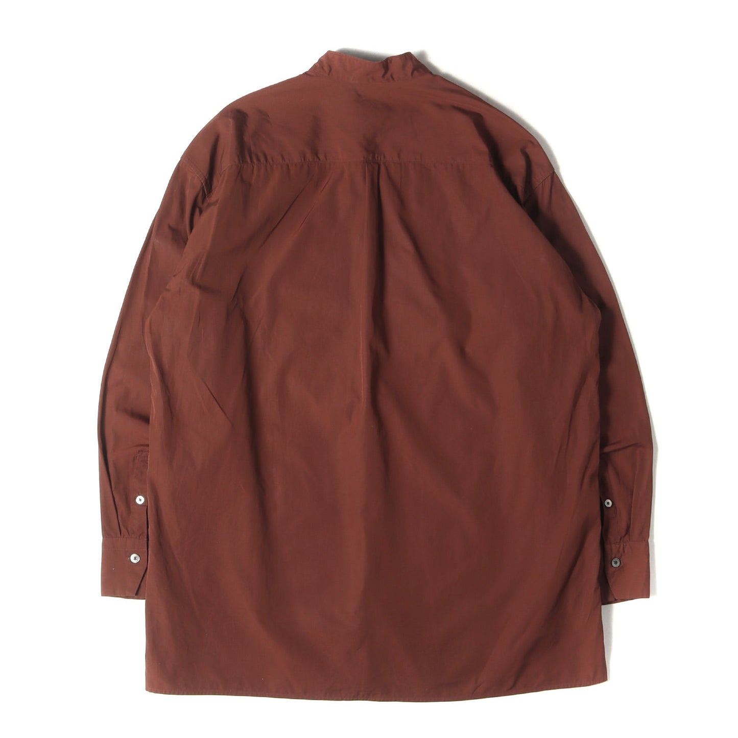 24AW × THOMAS MASON バンドカラー ブロード スキッパー シャツ (24-050-300-6050-3-0) / MADE IN JAPAN