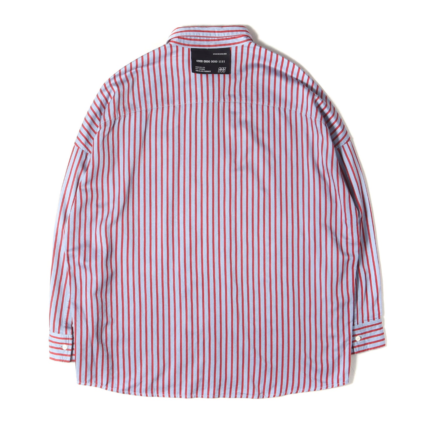 20AW ワンポイント ワッペン 刺繍 ストライプ コットン シャツ (BLOCK STRIPE L/S SHIRTS 20713025)