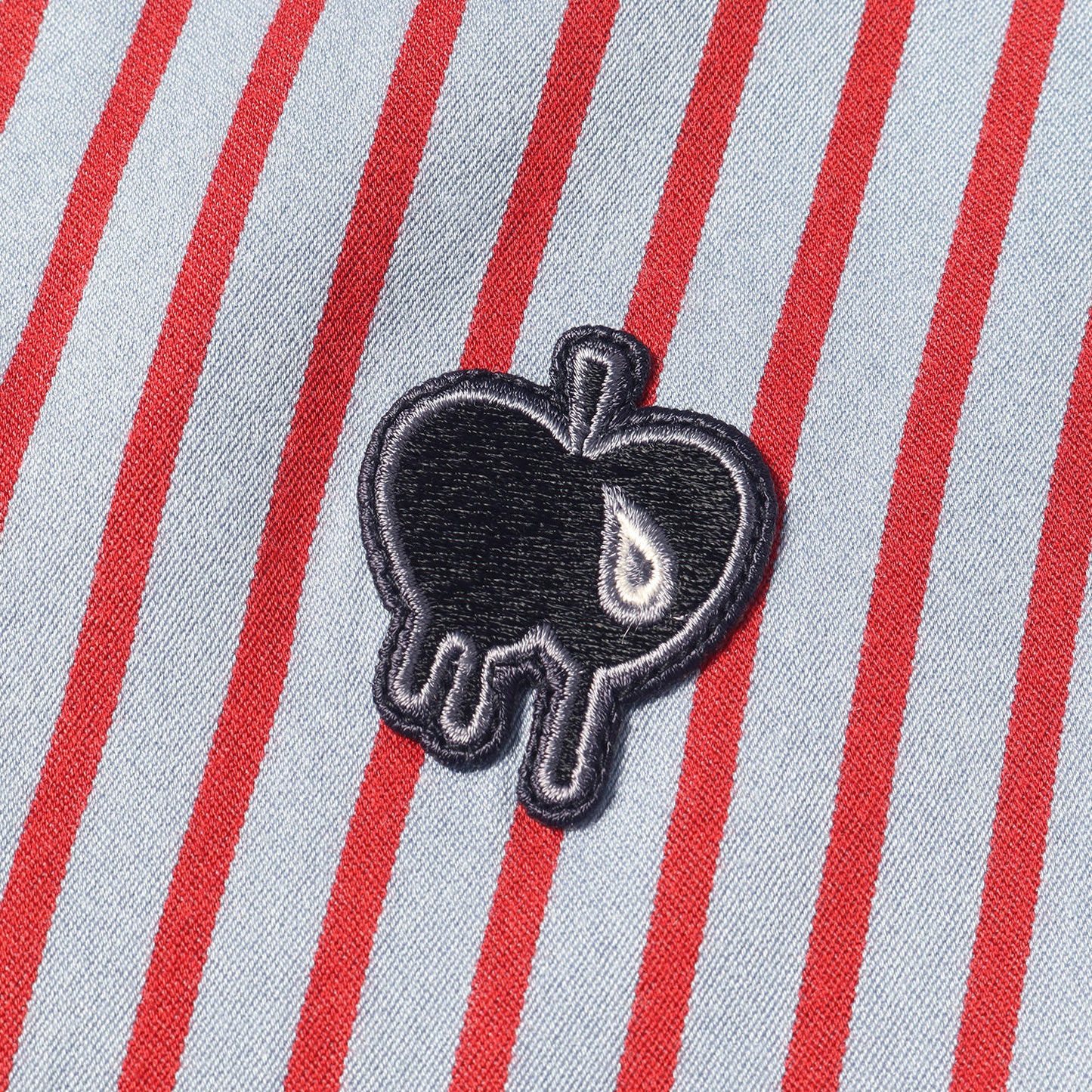 20AW ワンポイント ワッペン 刺繍 ストライプ コットン シャツ (BLOCK STRIPE L/S SHIRTS 20713025)