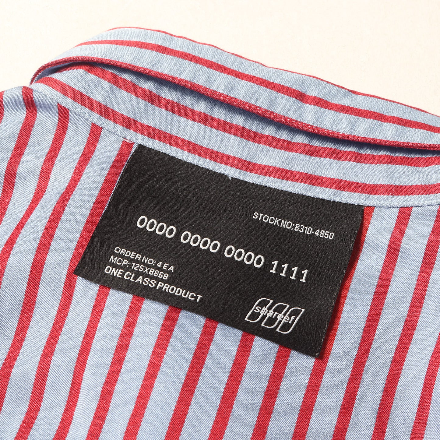 20AW ワンポイント ワッペン 刺繍 ストライプ コットン シャツ (BLOCK STRIPE L/S SHIRTS 20713025)