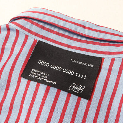 20AW ワンポイント ワッペン 刺繍 ストライプ コットン シャツ (BLOCK STRIPE L/S SHIRTS 20713025)