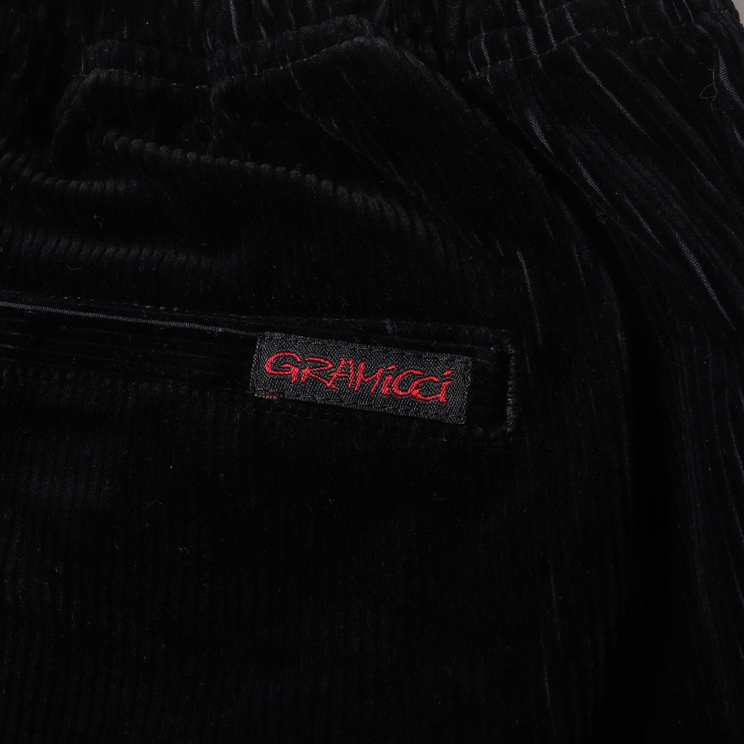 ストレッチ コーデュロイ ルーズ テーパード パンツ (CORDUROY LOOSE TAPERED PANTS GUP-21F047) / 中太畝
