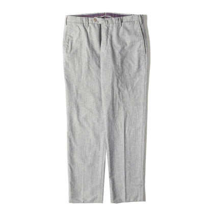 Super 100’s Carded Flannel ウール スラックス (1NT035 1721T) / SLIM fit