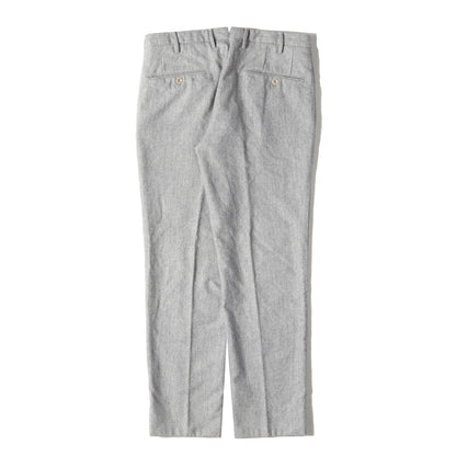 Super 100’s Carded Flannel ウール スラックス (1NT035 1721T) / SLIM fit