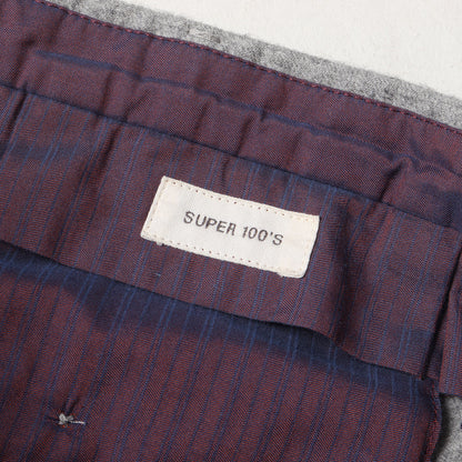 Super 100’s Carded Flannel ウール スラックス (1NT035 1721T) / SLIM fit