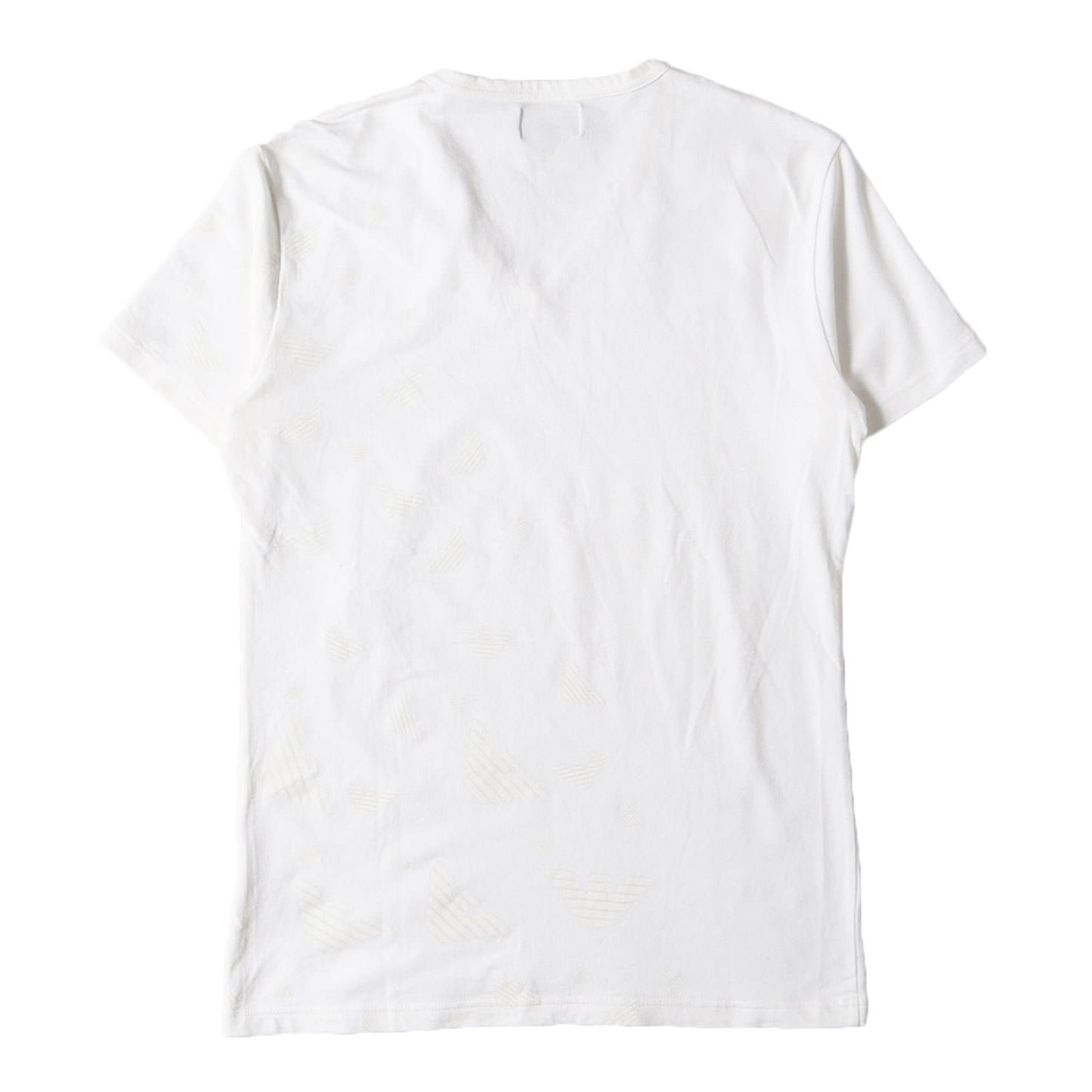 ラインストーン イーグル ストレッチ Vネック Tシャツ / MADE IN JAPAN