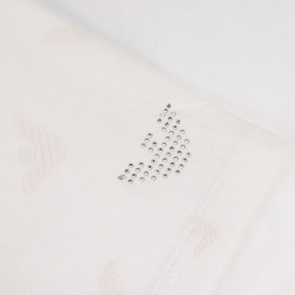 ラインストーン イーグル ストレッチ Vネック Tシャツ / MADE IN JAPAN