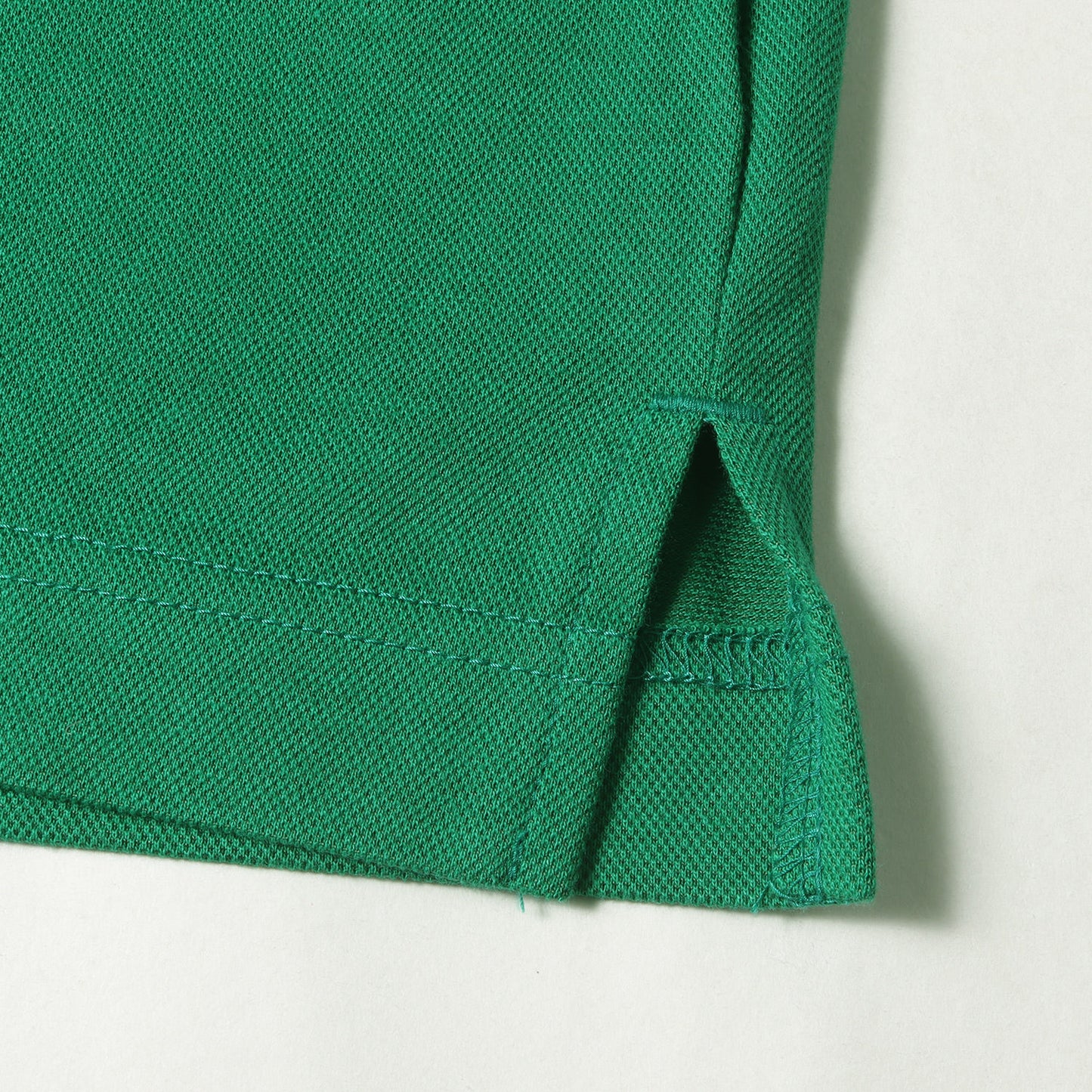 ワンポイント 刺繍 鹿の子 ポロシャツ / MADE IN JAPAN